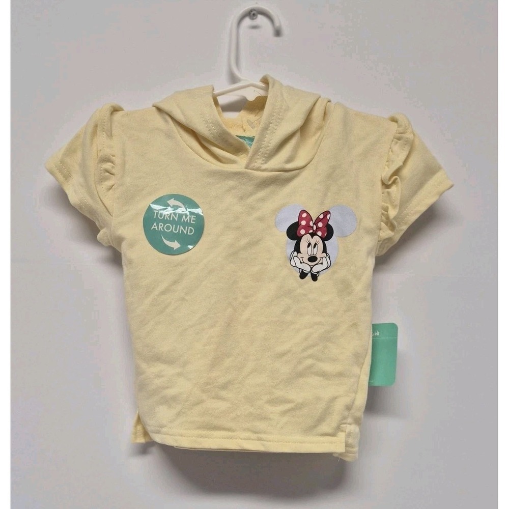 Disney Minnie Mouse short-sleeve hooded‎ T-shirt Size